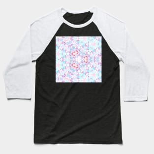 Kaleidoscope Pastel Arrow Pattern Baseball T-Shirt